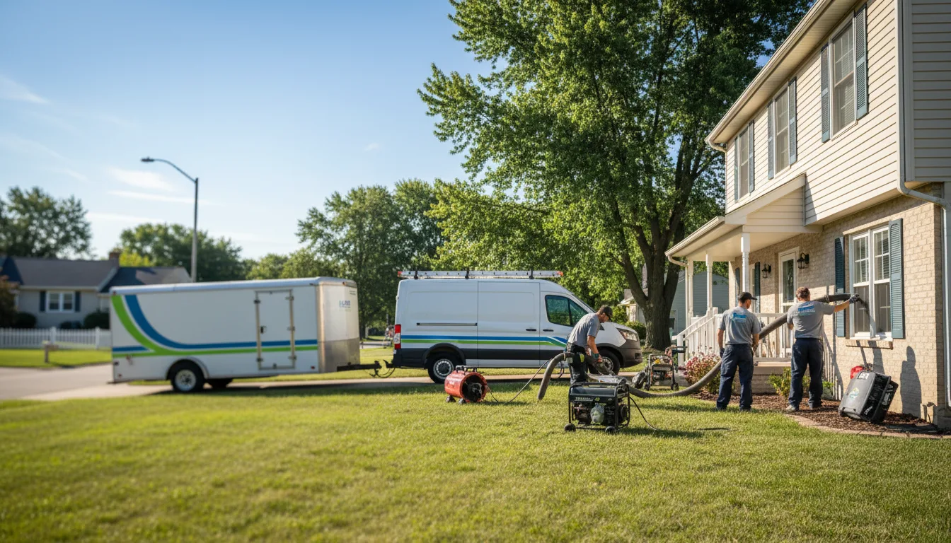 Flooded Basement Restoration And Cleanup With Repair in Millbrook, IL near me